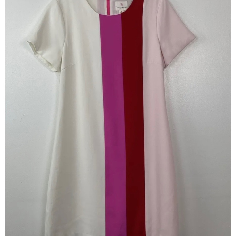 New Julie brown shift dress sz 6